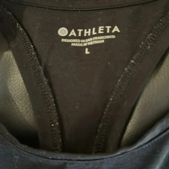 Athleta racer back large polyester/lyocell/spandex T-shirt - Picture 3 of 4